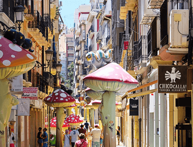 Calle de Las Setas: The Mushroom Street of Alicante