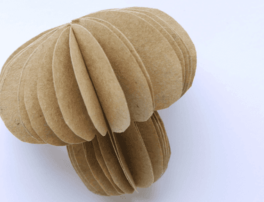 How to Make 3D Paper Mushrooms